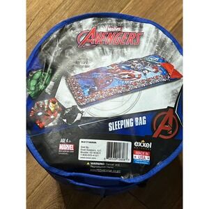 Marvel Sleeping Bag Kids OS Blue Avengers Superhero Character Captain America